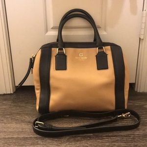 Kate Spade black & tan purse